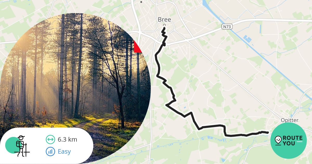 Route 561 GR 561 Aanlooproute Bree - Hikingroute | RouteYou