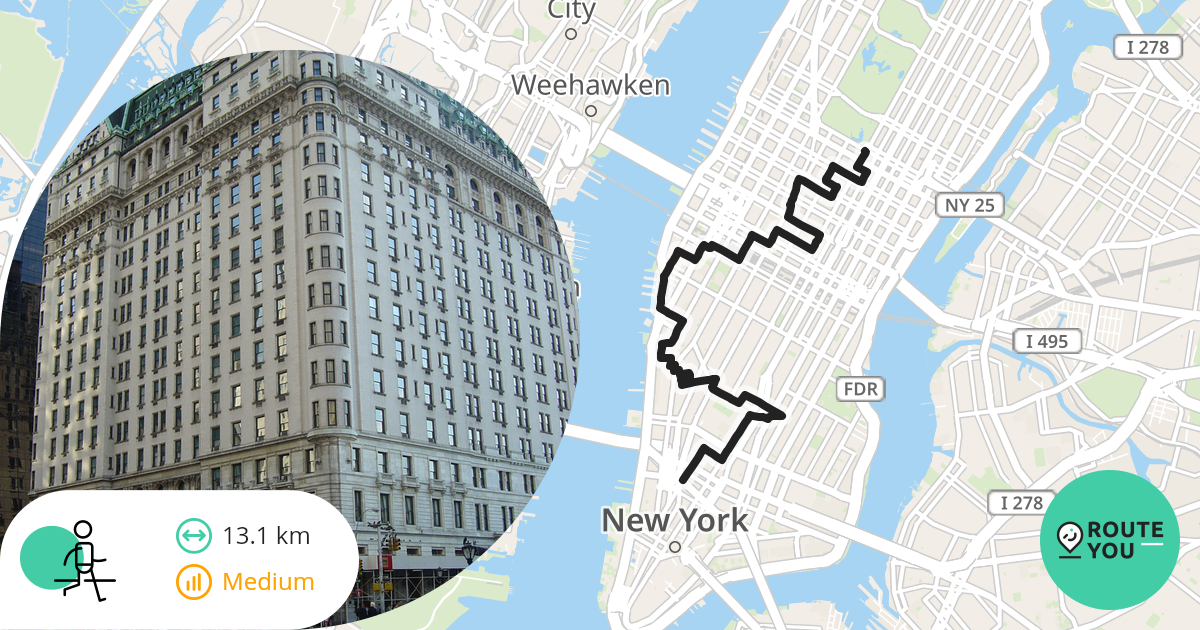 Sex and the City Tour New York Walking route RouteYou