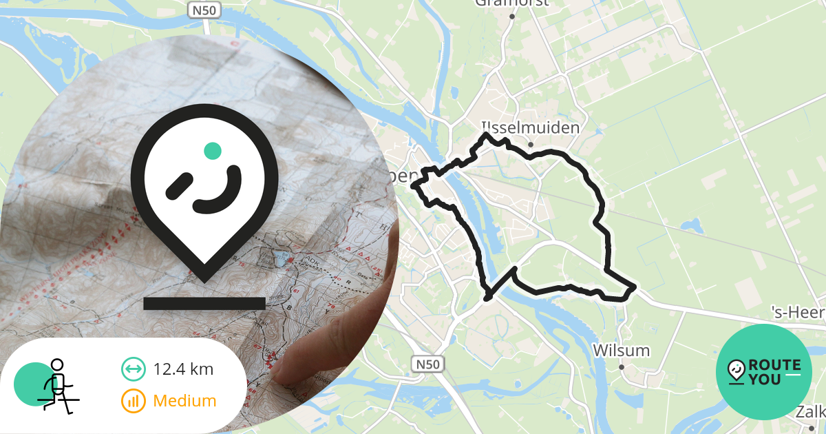 Kampen - Wandelroute | RouteYou