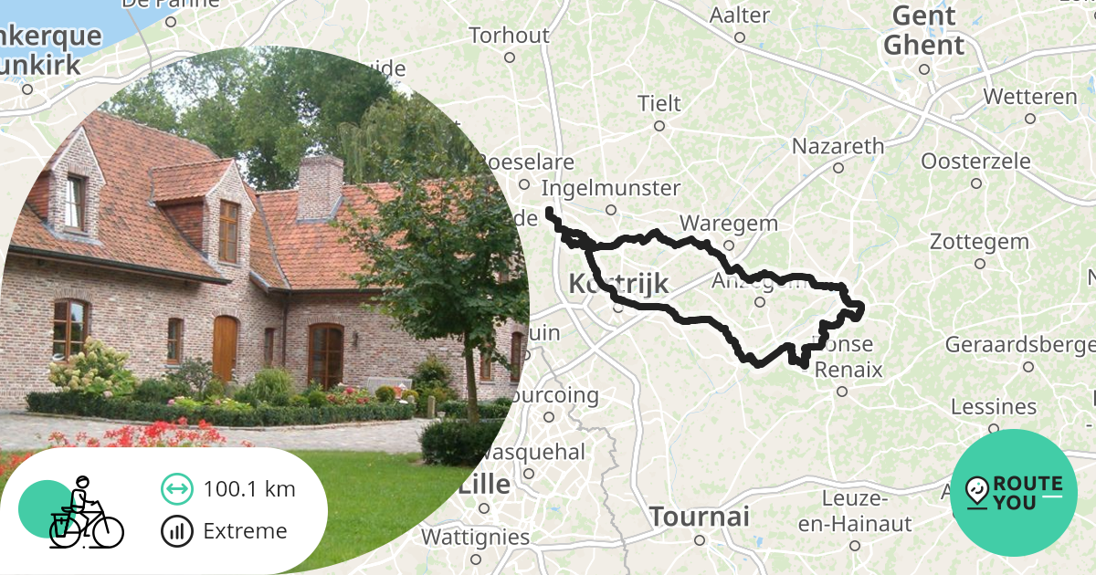 Oekene Kwaremont-Watermolenstraat-Patersberg-Koppenberg terug via ...