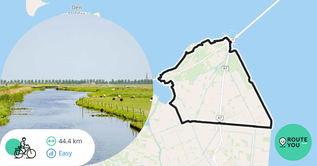 Rondje Wieringen Recreatieve Fietsroute RouteYou