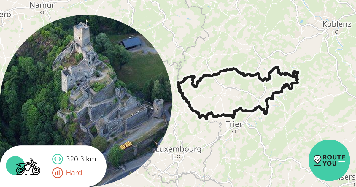1000 bochten in de Eifel Toermotorroute RouteYou