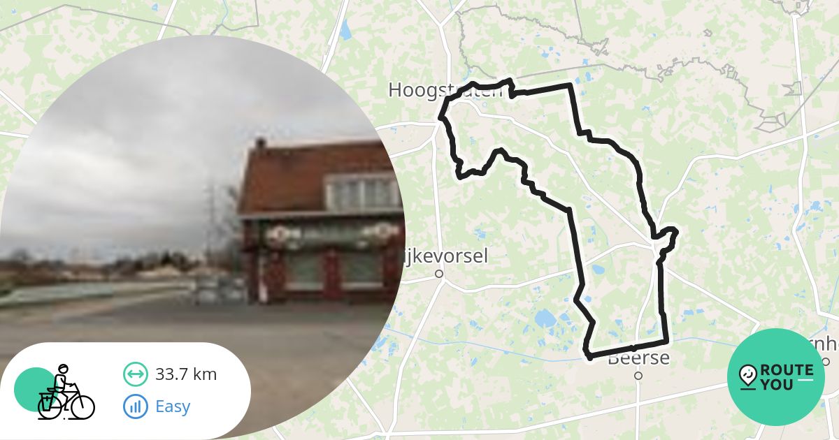 Beerse - Recreatieve fietsroute | RouteYou