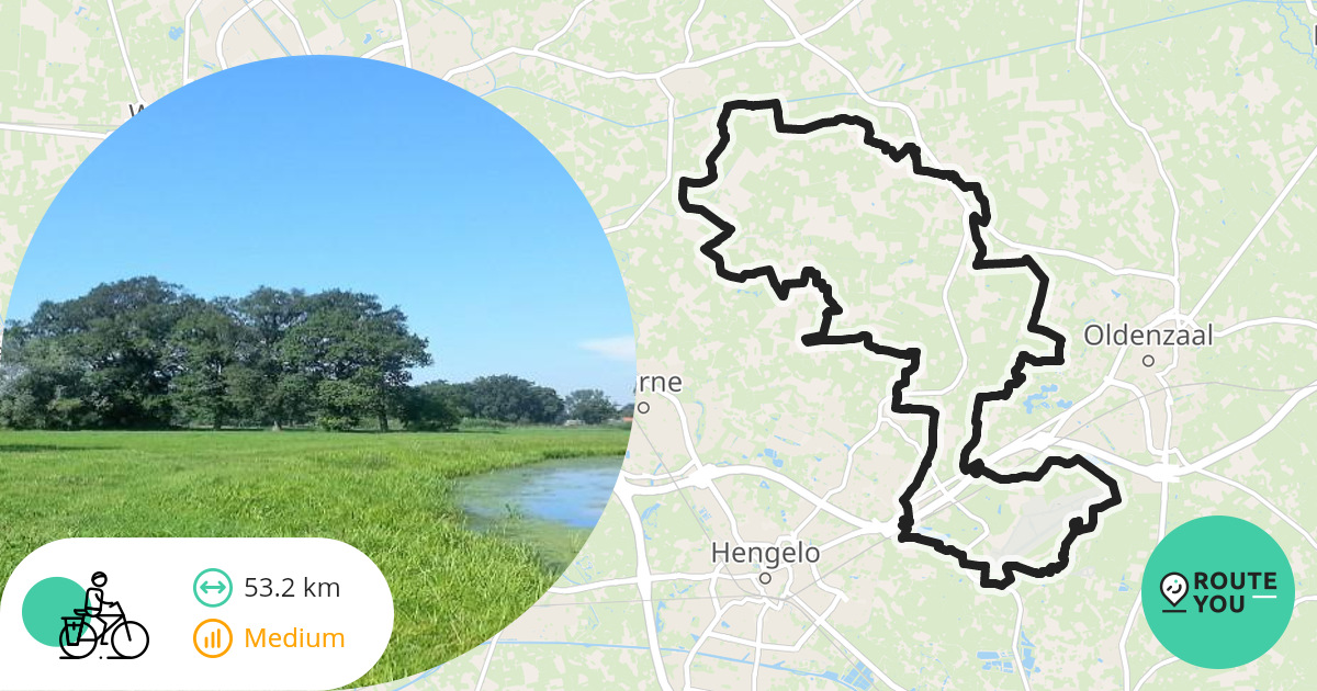 Fietsroute Hart van Twente en Dinkelland - Recreatieve fietsroute