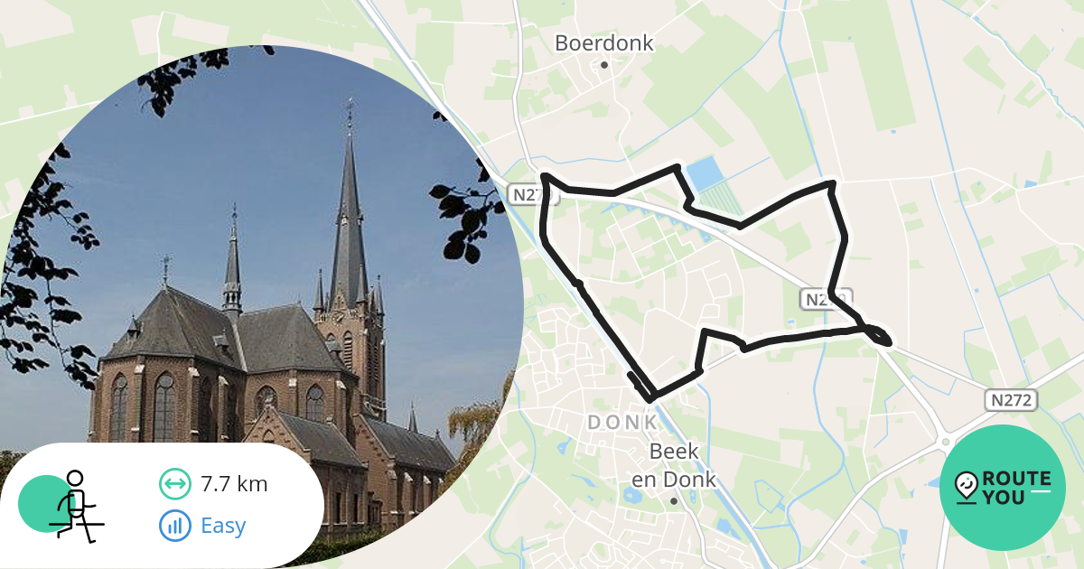 Wandelen en genieten: Beek en Donk - Wandelroute | RouteYou