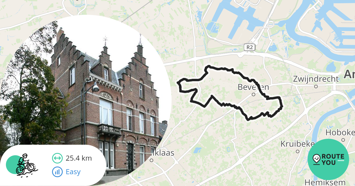 Beveren - Mountainbikeroute | RouteYou