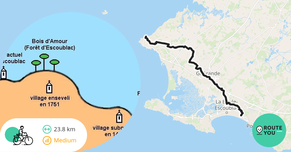 La Baule-Escoublac - Piriac-sur-Mer - Balade à vélo | RouteYou
