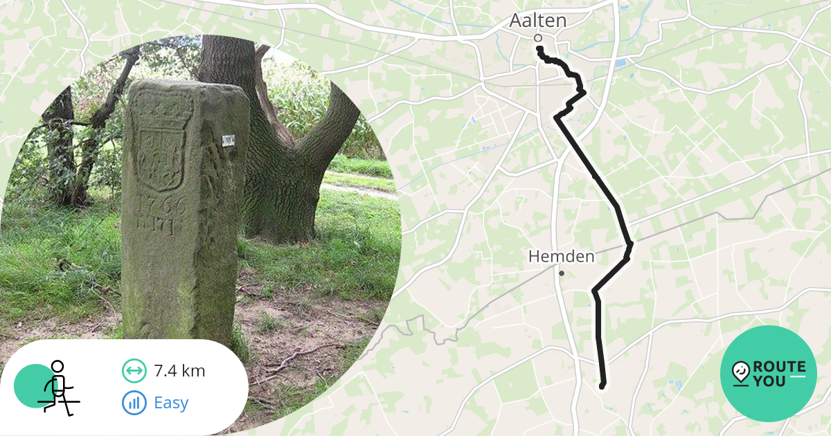 Bocholt Aalten Wandelroute Routeyou