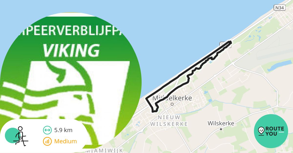 Te Routes West-Vlaanderen te voet - Wandelroute | RouteYou
