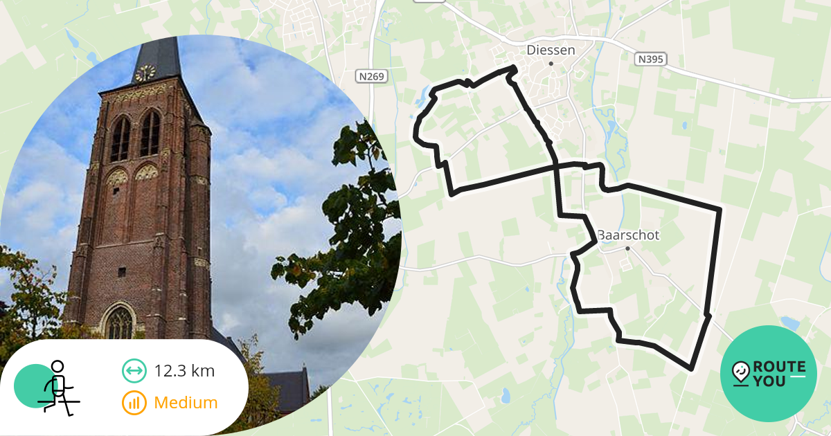 Diessen, op ontdekking in de natuur - Wandelroute | RouteYou