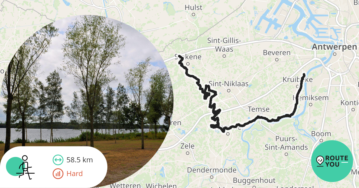 Zwijndrecht - Stekene 31/03 - Wandelroute | RouteYou