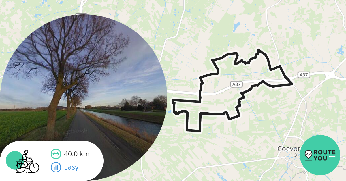 Coevorden, op ontdekking in de natuur - Recreatieve fietsroute | RouteYou