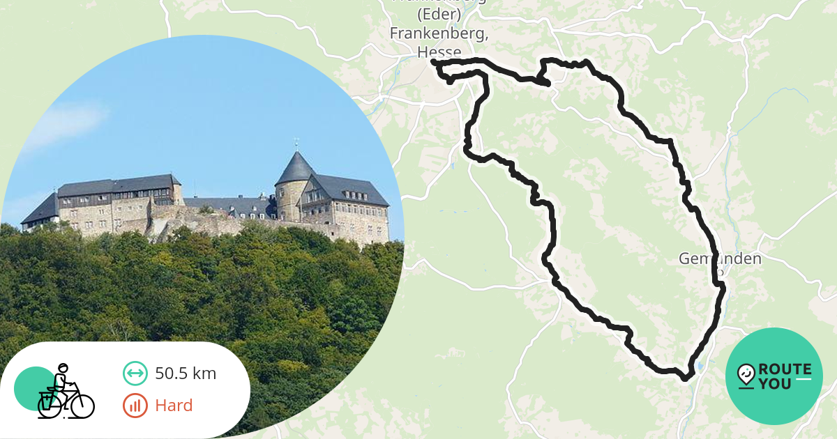 Hessen R3 Eine Runde über Hessischer Radfernweg R8 - Freizeit Fahrradroute | RouteYou