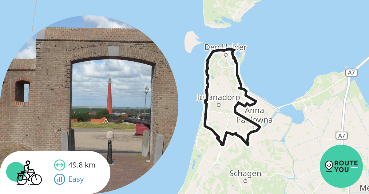 Den Helder Fietstocht - Recreatieve fietsroute | RouteYou