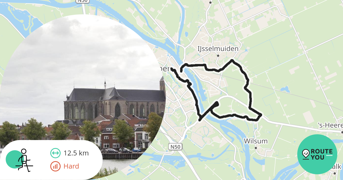 Wandeling Rond Kampen Wandelroute Routeyou