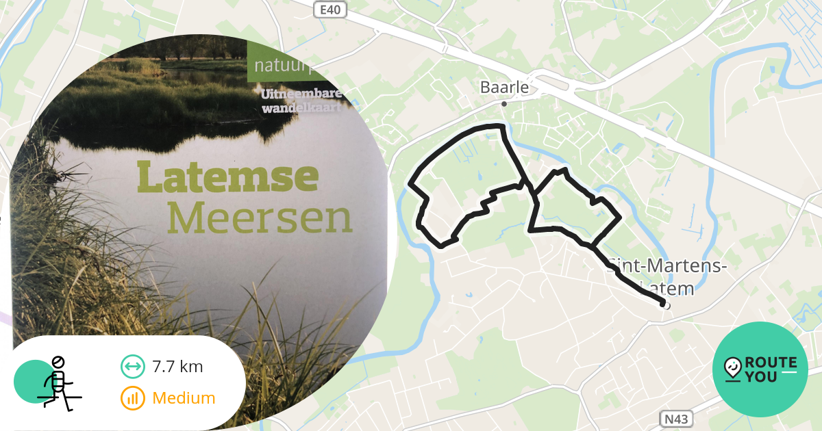 Sint-Martens-Latem : Natuurpunt : Latemse Meersen - Recreatieve