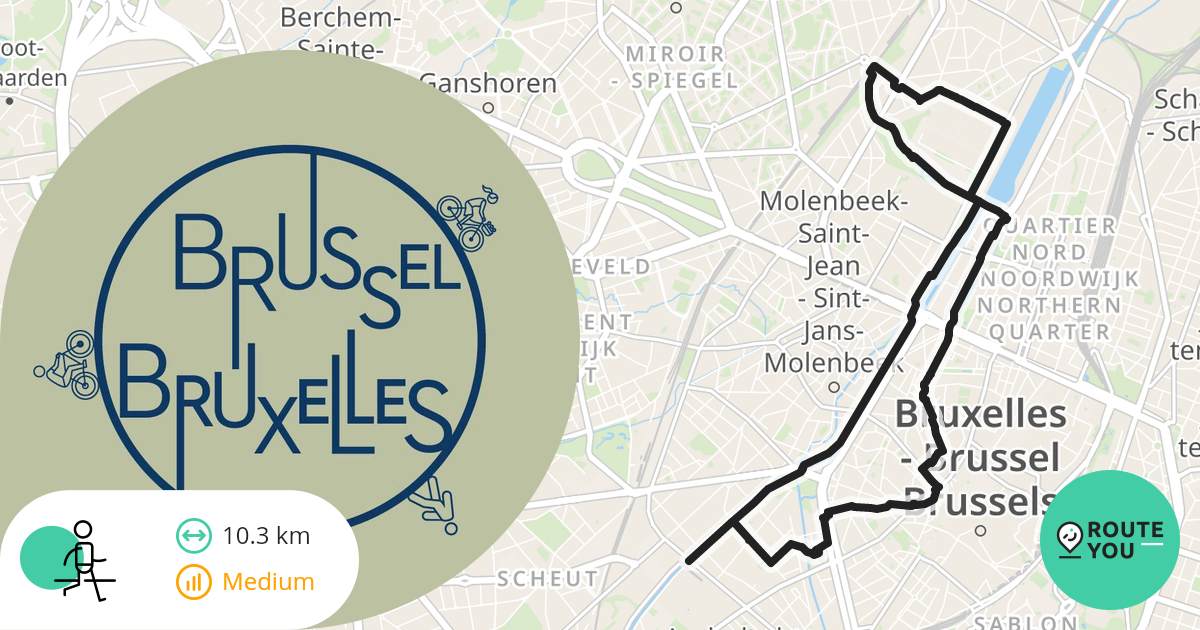 Brussel - Stadswandeling - Wandelroute | RouteYou