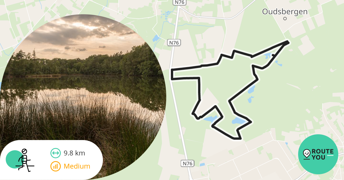 Duinengordel vijver route (pond route) - Recreatieve wandelroute