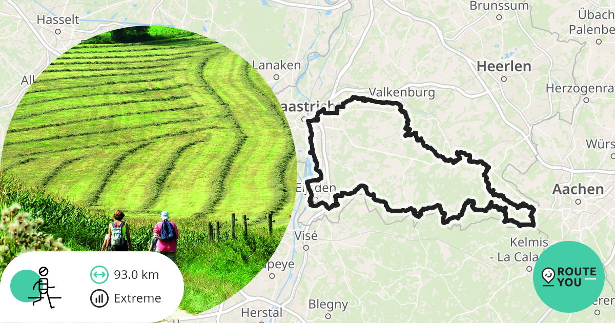 Wandelroute - Zuid-Limburg - Krijtlandpad - Recreatieve Wandelroute ...