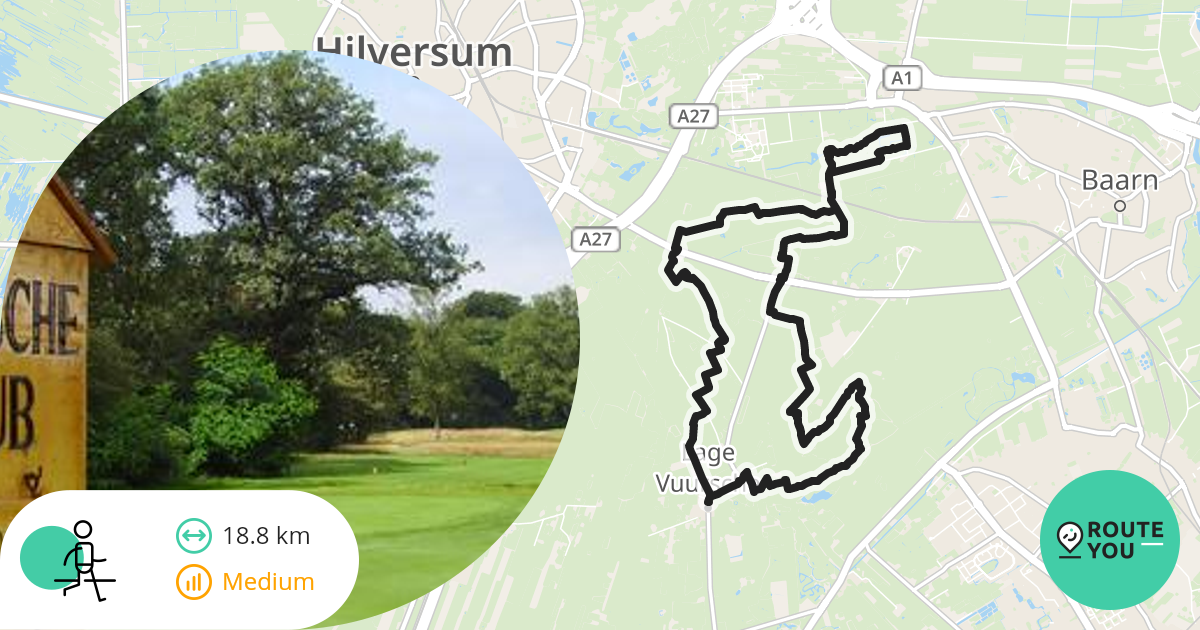 Lage Vuursche Wandelroute RouteYou