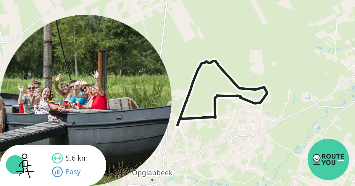 Oudsbergen Wandelroute RouteYou