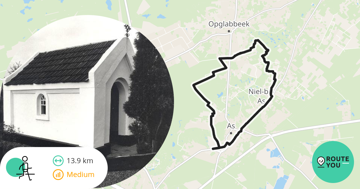 Oudsbergen Wandelroute RouteYou