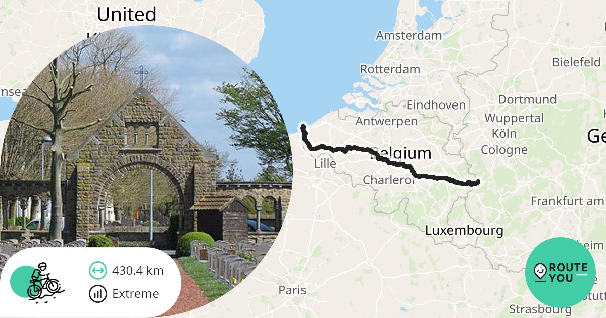 West-oost mtb dwars door Belgie in 4 dagen - Mountainbikeroute | RouteYou