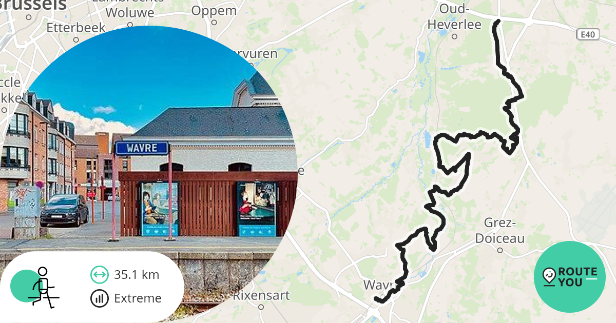 Waver Station Heverlee Arboretum 35km 2021 Made By Made Wandelroute