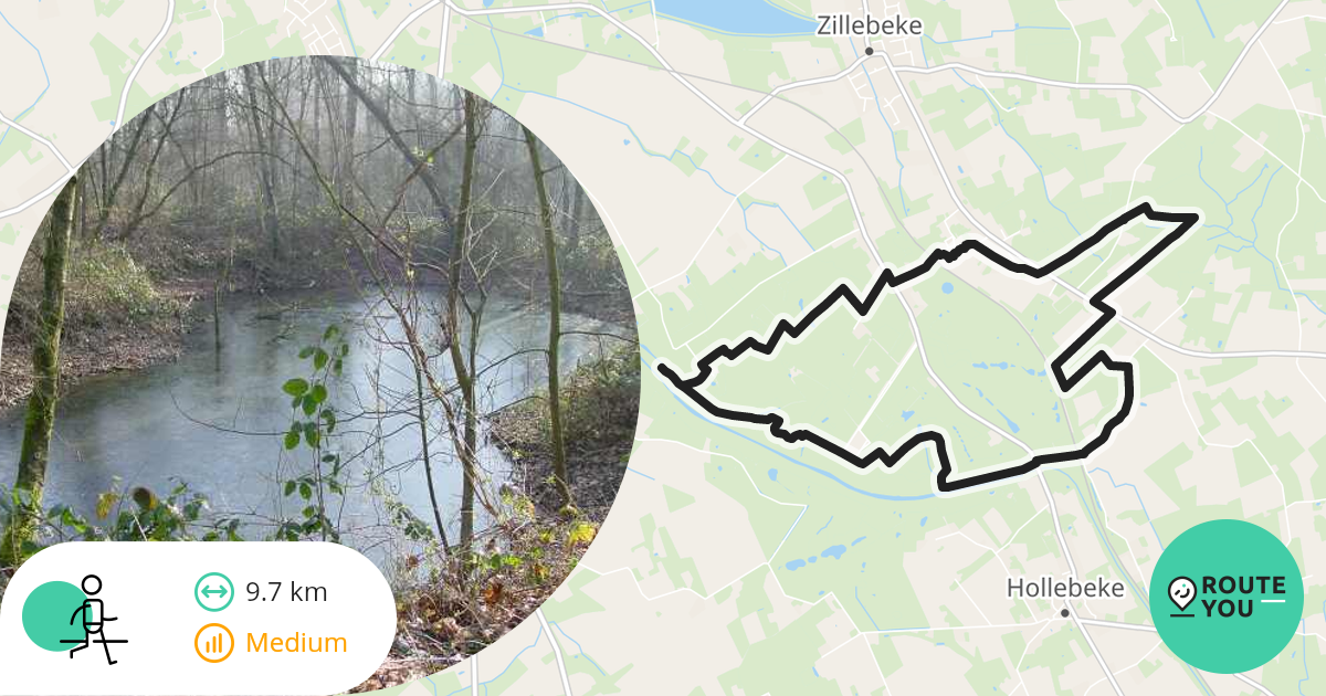 Zillebeke Wandelroute RouteYou