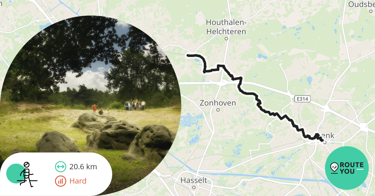 Treinwandelroute Groene Hart van Limburg 8. Van Zolder door Houthalen