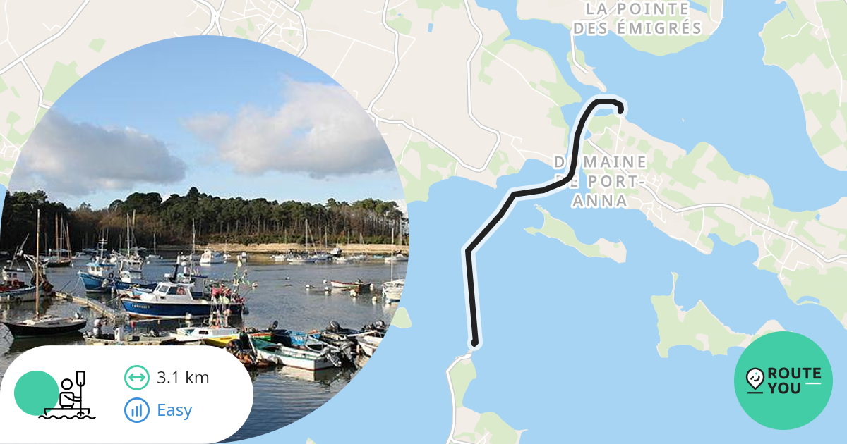 Séné - Île-d'Arz - Itinéraire en canoë/kayak | RouteYou