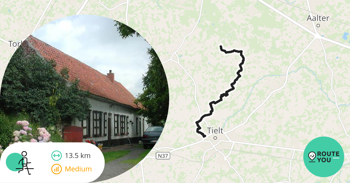 Wingene Tielt Wandelroute RouteYou