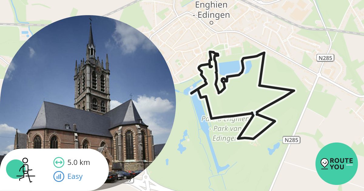 Park van Edingen - Wandelroute | RouteYou