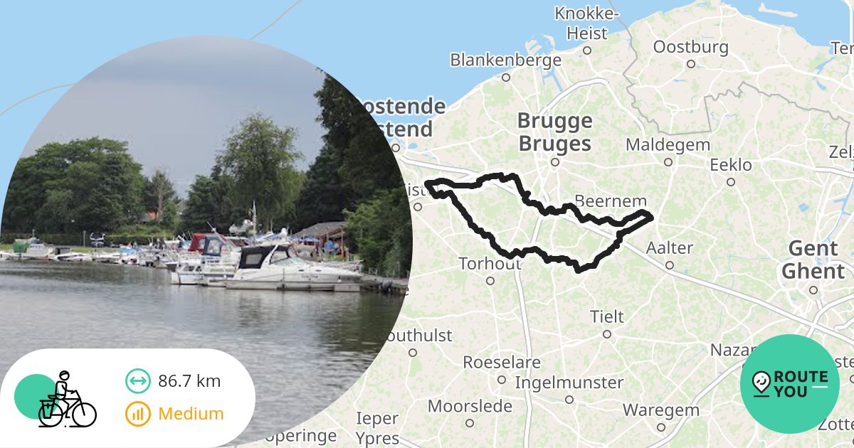 700 rit oudenburg 85km - Fietsroute | RouteYou