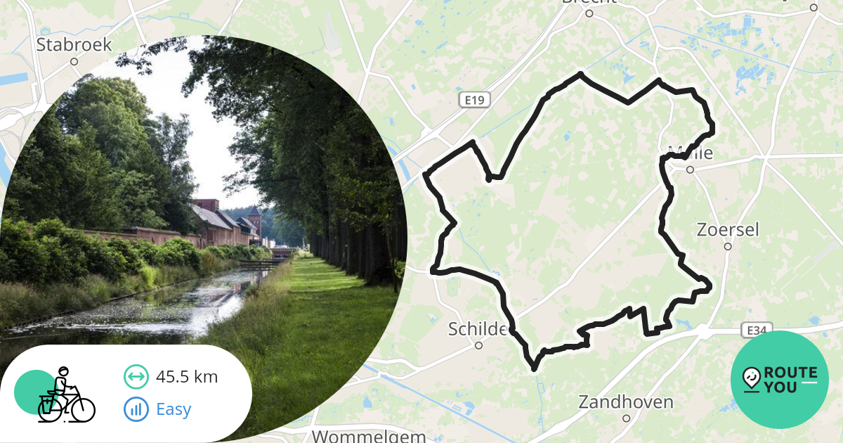 Bezembindersroute Recreational cycle route RouteYou