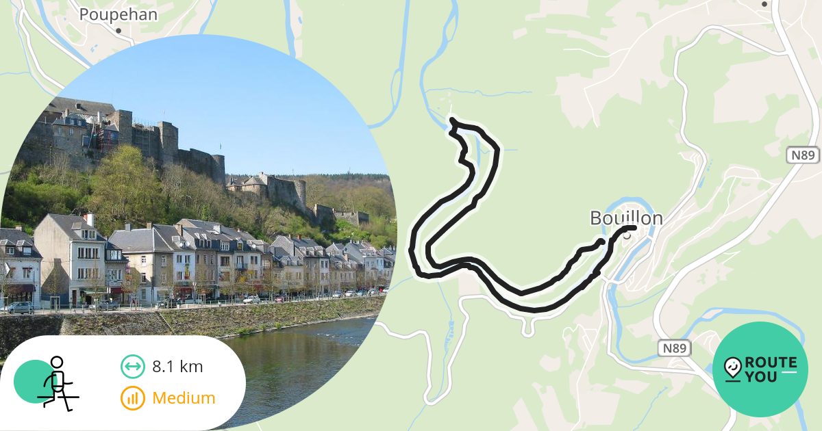 Bouillon Wandelroute RouteYou