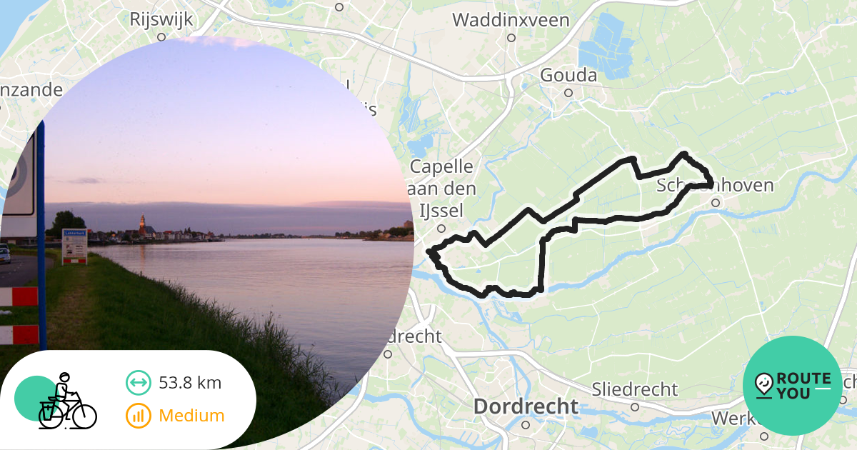 Lus ZH Uitwaaien In De Krimpenerwaard Lang 55km - Recreatieve ...