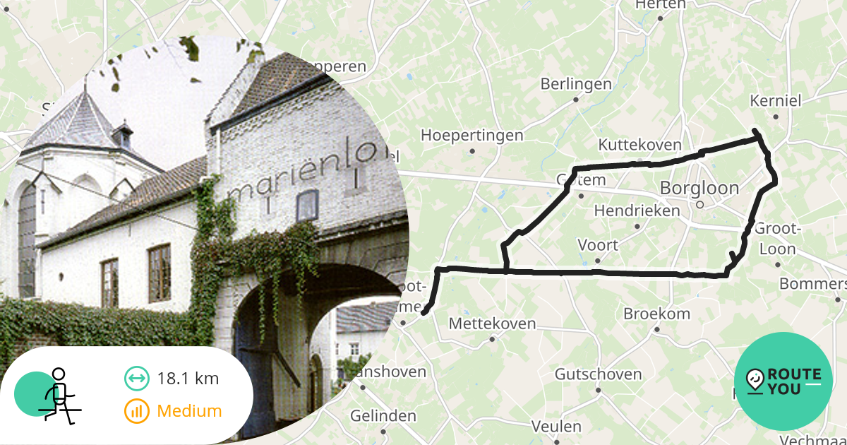 CHATEAU DE LA MOTTE Wandelroute RouteYou