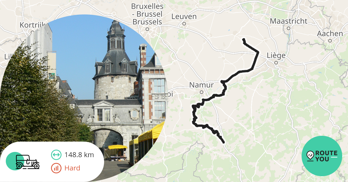 Chateau de Vignee Chateau de la Motte (nieuw) Oldtimerroute RouteYou