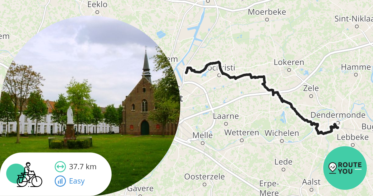 Dendermonde Oostakker Recreatieve Fietsroute Routeyou 7581