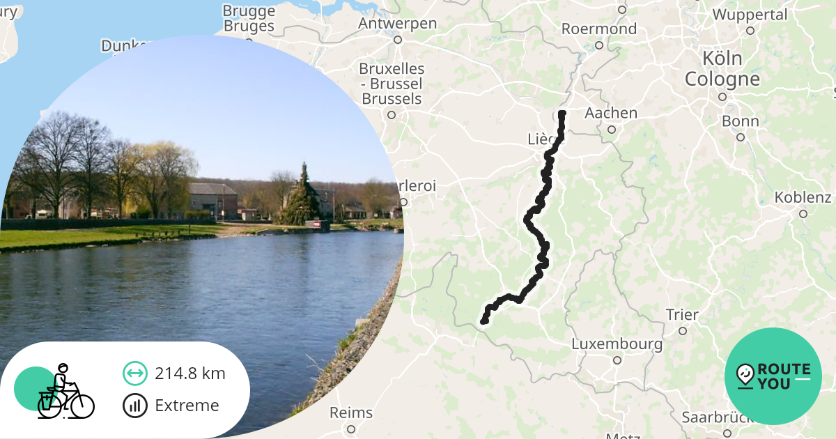 MaastrichtBouillon Recreatieve fietsroute RouteYou