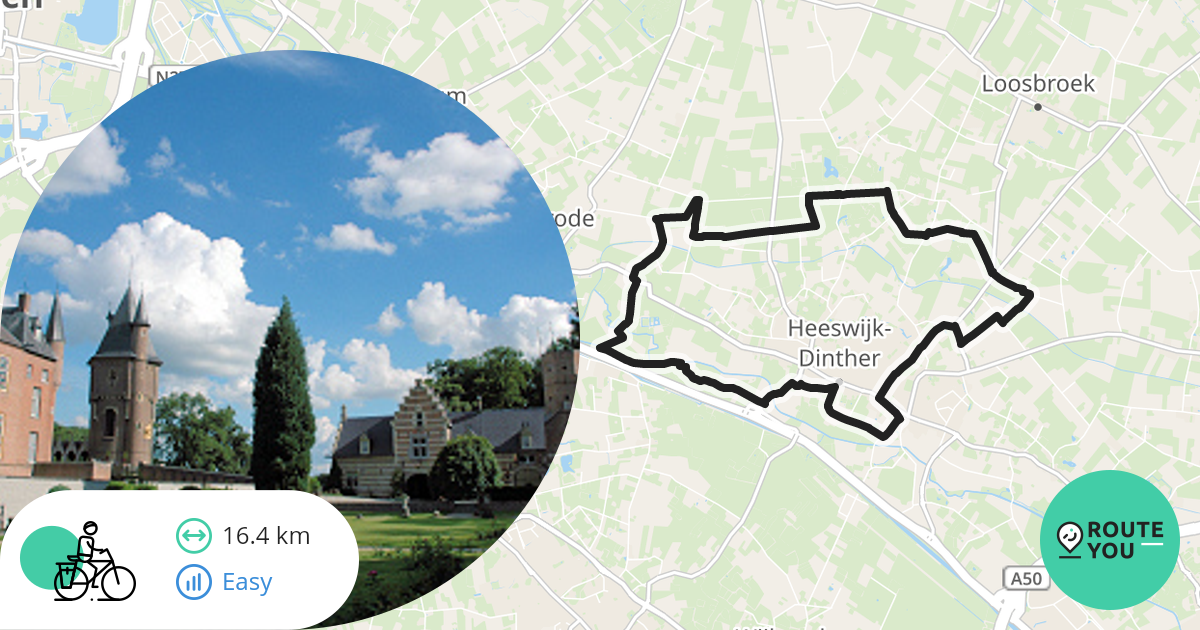 Kasteel HeeswijkDinther Recreatieve fietsroute RouteYou