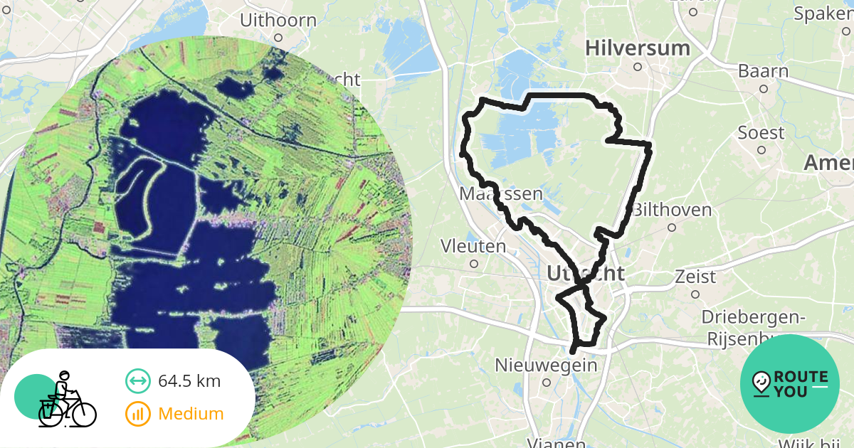 Fietsen Van Utrecht Door De Loosdrechtse Plassen En Langs De Vecht