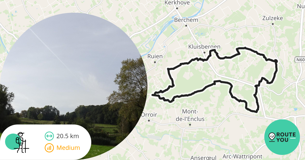 Wandeling Vlaamse Ardennen Hikingroute Routeyou