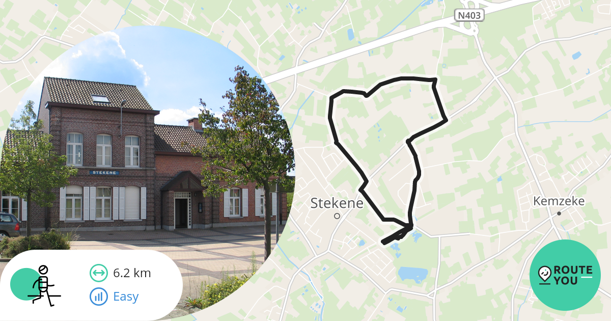 Stekene - Recreatieve Wandelroute | RouteYou