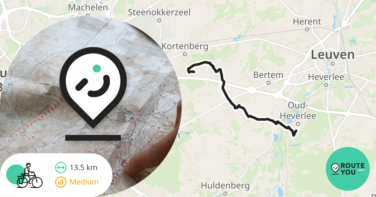 Everberg OudHeverlee Stadsfietsroute RouteYou
