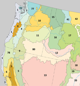 Columbia Snake Plateau Map Columbia Plateau - Region | Routeyou