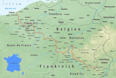 Confine Tra Il Belgio E La Francia Border Routeyou