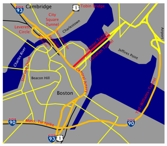 Boston HarborWalk Walking route - 