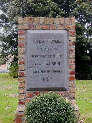 Het gedenkteken voor luitenant Calberg - POI | RouteYou